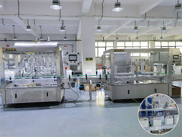 全自動(dòng)液體灌裝機(jī)生產(chǎn)線